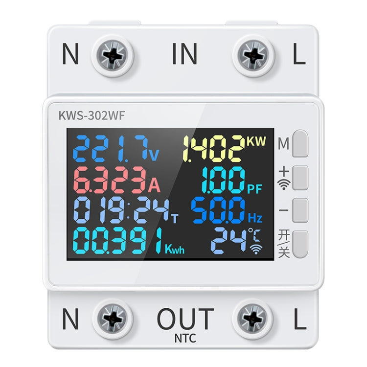 KWS-302WF Misuratore di tensione e corrente con display digitale CA multifunzionale da 170-270 V, KWS-302WF KWS-302WF Misuratore di tensione e corrente con display digitale CA multifunzionale da 170-270 V, KWS-302WF